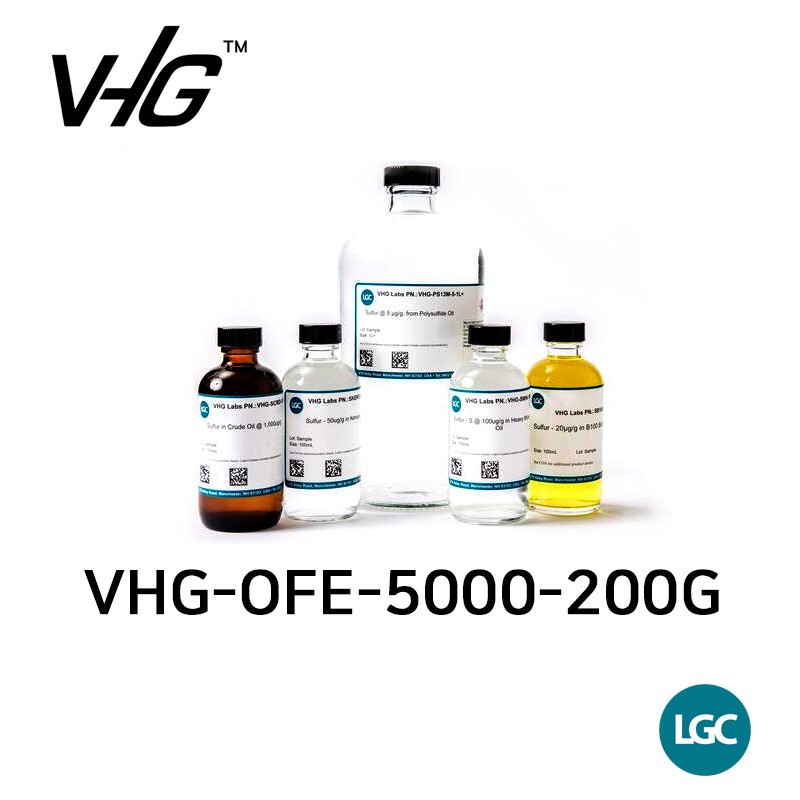 Iron - Fe @ 5000 µg/g in Hydrocarbon Oil - LGC-VHG 표준용액