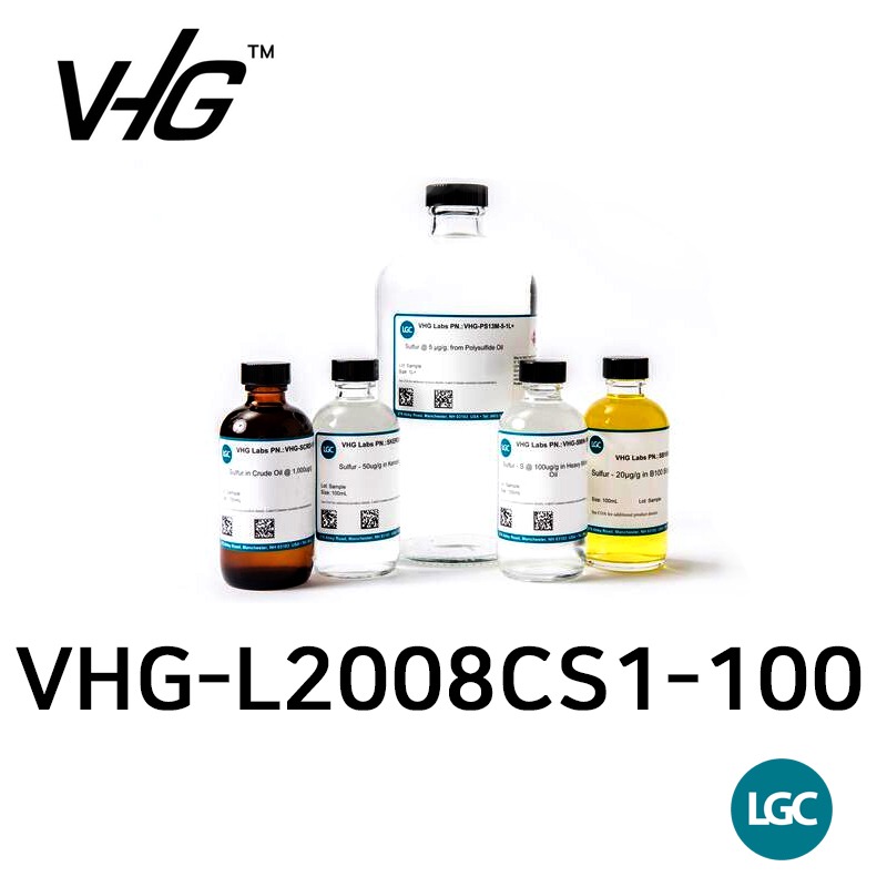 200.8 Stock Calibration Standard CS1 (Primary) 10 µg/mL in 5% HNO3, tr. Tartaric Acid LGC-VHG 표준용액
