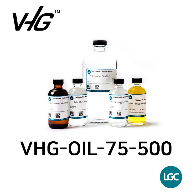 75 cSt Mineral Oil Blank - Trace metals reported - LGC-VHG 표준용액