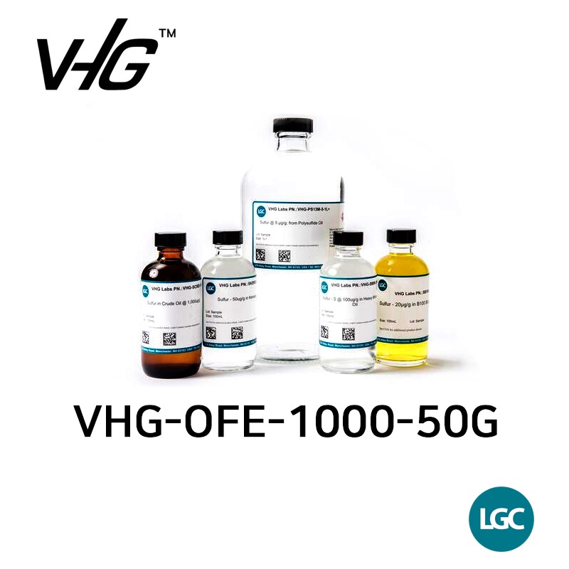 Iron Standard: Fe @ 1000 µg/g in Hydrocarbon Oil- LGC-VHG 표준용액