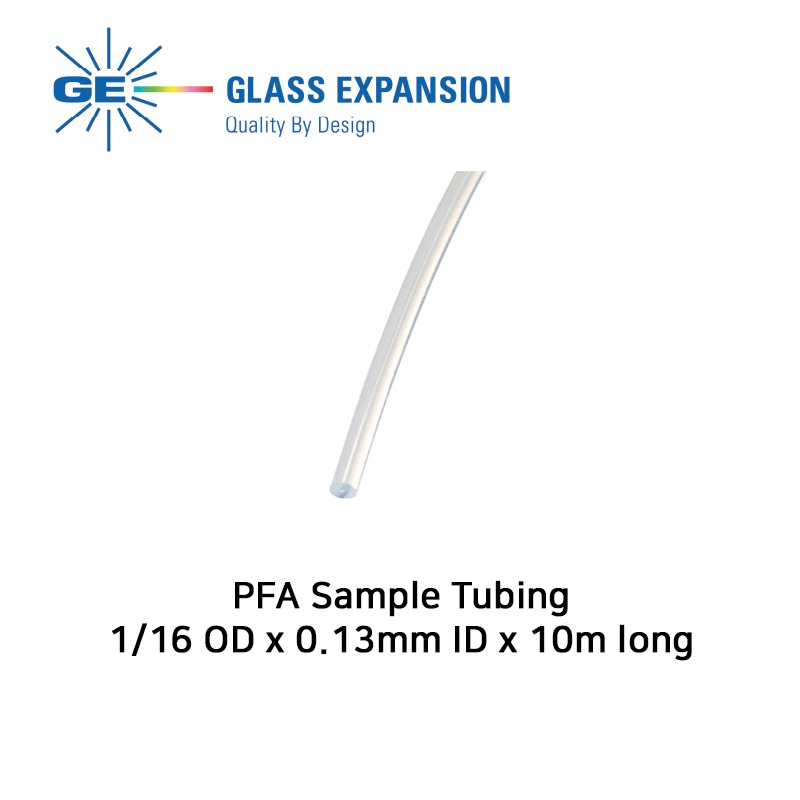 PFA Sample Tubing 1/16 OD x 0.13mm ID x 10m long