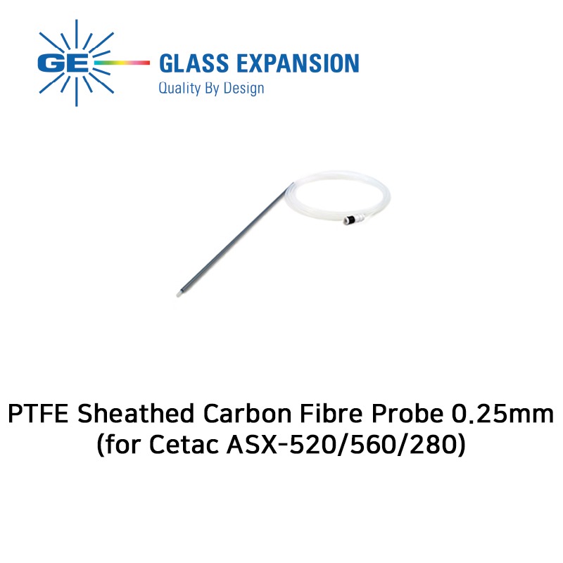 PTFE Sheathed Carbon Fibre Probe 0.25mm ID (for Cetac ASX-520/560/280)