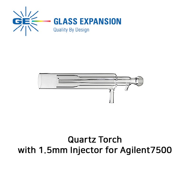 Quartz Torch with 1.5mm Injector for Agilent7500