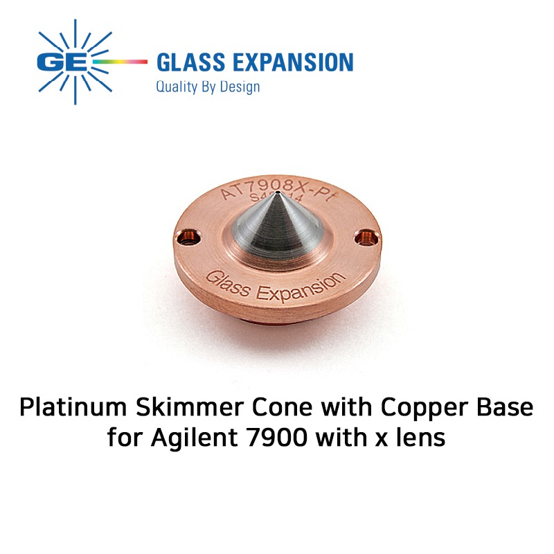 Platinum Skimmer Cone with Copper Base for Agilent 7900 with x lens