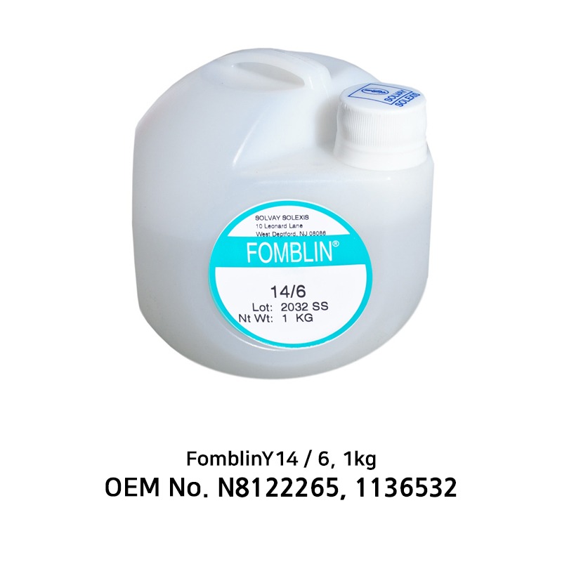 Fomblin Y14 / 6  펌프 오일, 1kg OEM: N8122265, 1136532